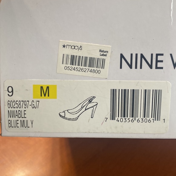 Nine West sling backs platforms - Picture 5 of 5